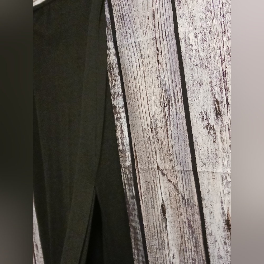 Black maxi skirt with side split sz lg - Picture 5 of 8